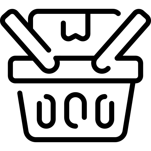 Shopping basket purchase commerce and shopping shop icon