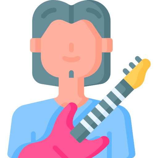 Guitarist professions and jobs musician lifestyle icon Guitarist professions and jobs musician lifestyle icon