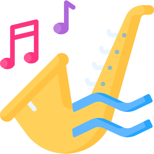 Jazz wind instrument jazz orchestra icon Jazz wind instrument jazz orchestra icon