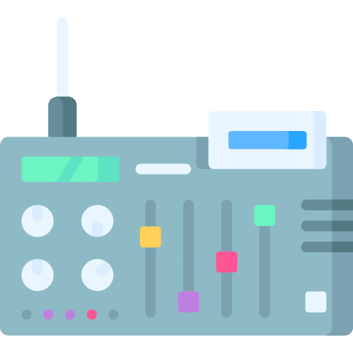 Equalizer audio music record icon Equalizer audio music record icon