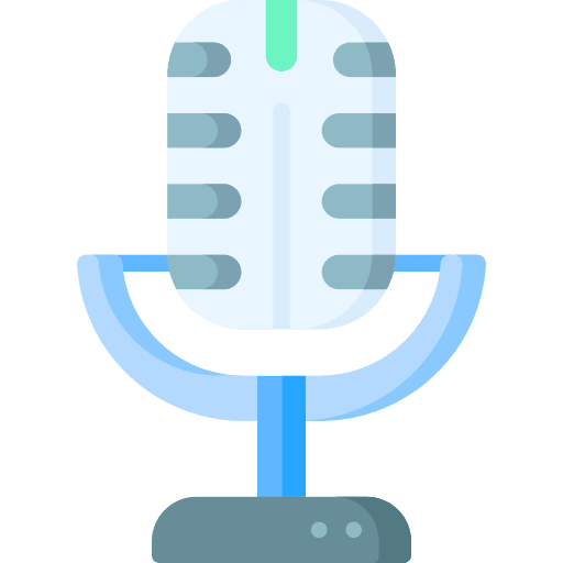 Microphone ui vintage sound icon Microphone ui vintage sound icon