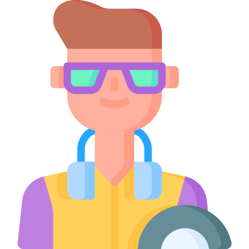 Disc jockey profession profile disc jockey icon Disc jockey profession profile disc jockey icon