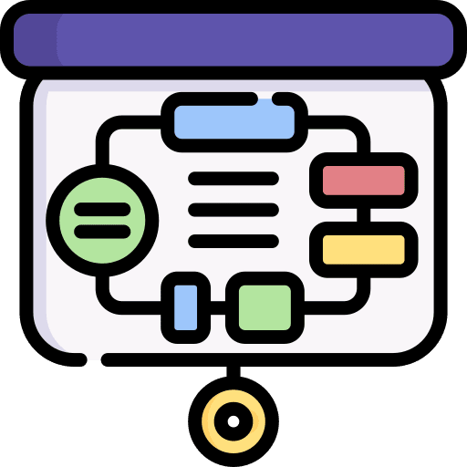 Presentation plan uml process icon