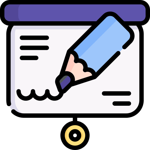 Presentation training presentation lectures icon