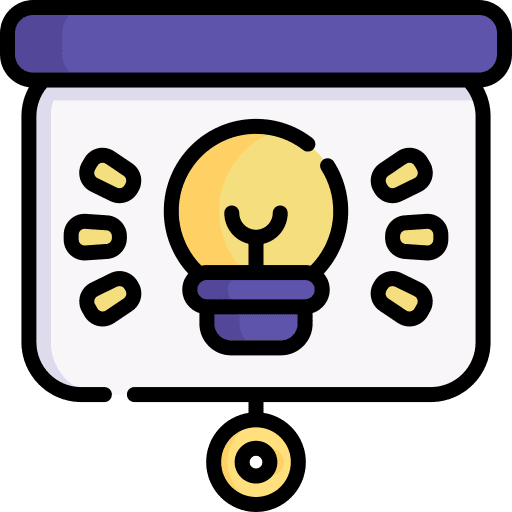 Presentation idea presentation graph icon Presentation idea presentation graph icon