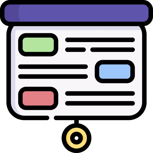 Presentation lectures lecture presentation icon