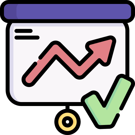 Presentation business and finance improve marketing icon Presentation business and finance improve marketing icon