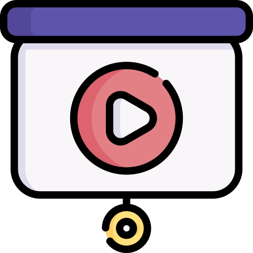 Presentation electronics video multimedia icon Presentation electronics video multimedia icon