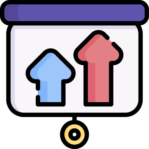 Presentation marketing graphic presentation icon Presentation marketing graphic presentation icon