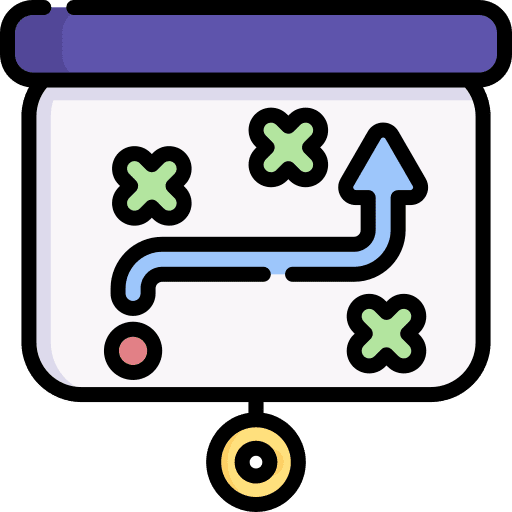 Presentation tactics presentation business and finance icon Presentation tactics presentation business and finance icon