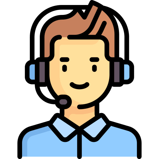 Call center agent customer support avatar call center agent icon