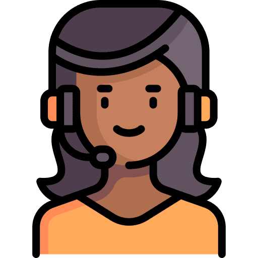 Call center agent technical support customer support help desk icon Call center agent technical support customer support help desk icon