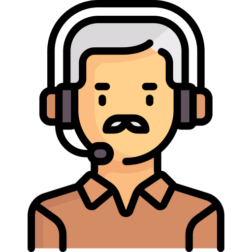 Call center agent avatar people customer support icon Call center agent avatar people customer support icon