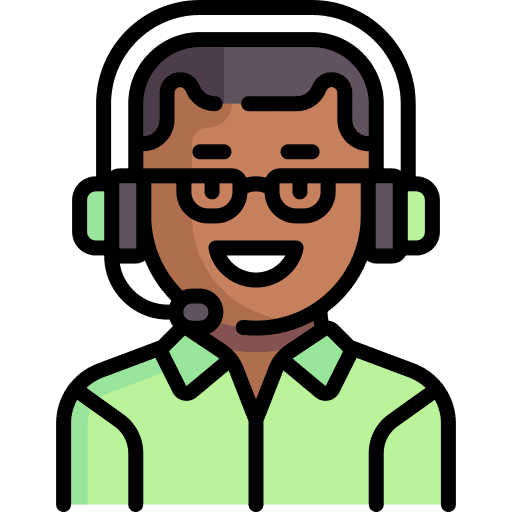 Call center agent customer service avatar user icon Call center agent customer service avatar user icon