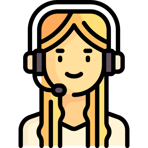 Call center agent customer service woman contact center icon Call center agent customer service woman contact center icon