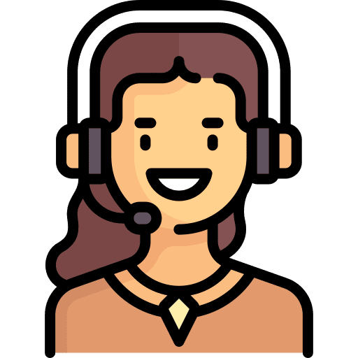 Call center agent user headphones customer service icon Call center agent user headphones customer service icon