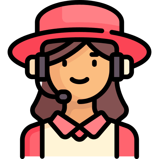 Call center agent customer support uniform avatar icon Call center agent customer support uniform avatar icon
