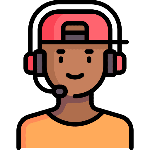 Call center agent man user customer support icon Call center agent man user customer support icon