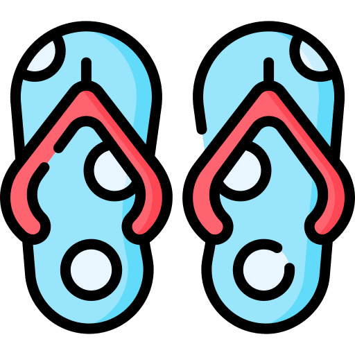 Sandals footwear slippers beach icon Sandals footwear slippers beach icon