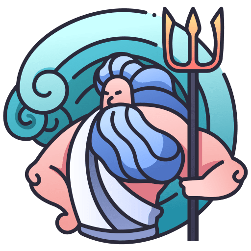 Poseidon sea greek poseidon icon