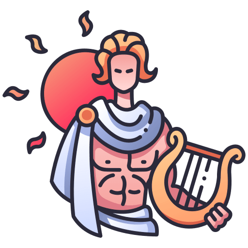 Apollo music greek mythology icon Apollo music greek mythology icon
