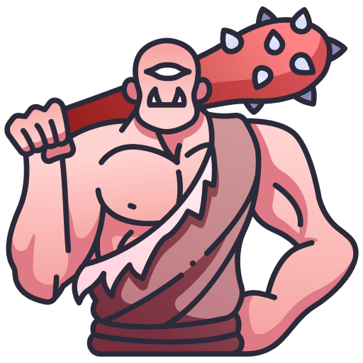 Cyclops character monster strong icon Cyclops character monster strong icon