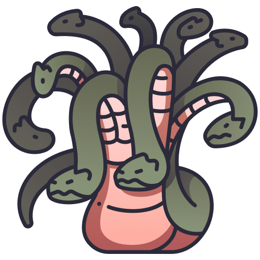 Hydra mythology cultures monster icon Hydra mythology cultures monster icon