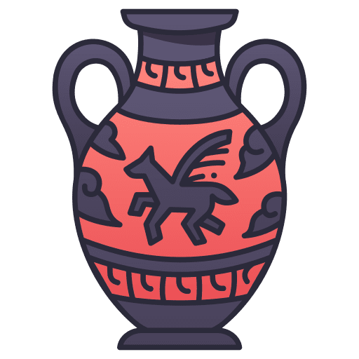 Vase jug pattern decorative icon Vase jug pattern decorative icon