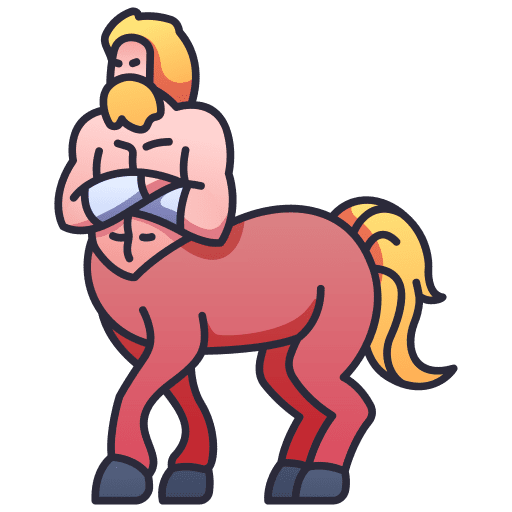 Centaur animals greek mythology icon Centaur animals greek mythology icon
