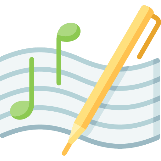Composing composing song music icon