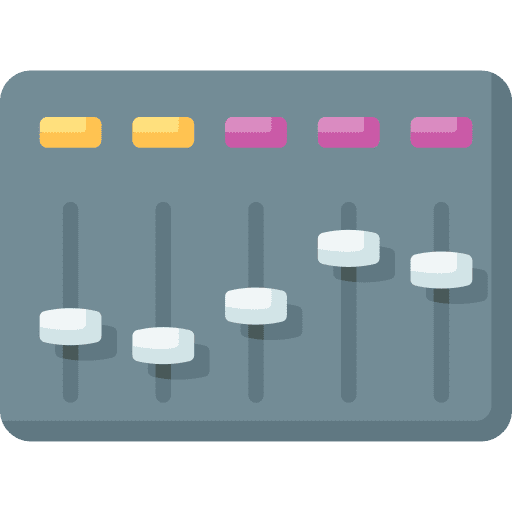 Console technology music audio icon