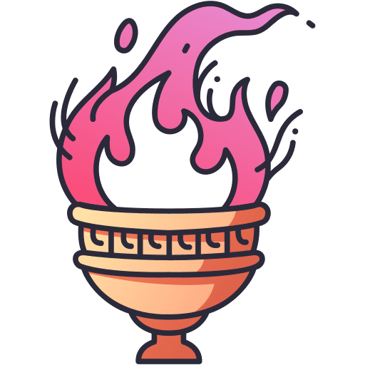 Pyre miscellaneous greek fire icon Pyre miscellaneous greek fire icon
