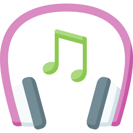 Headphones audio listening music and multimedia icon Headphones audio listening music and multimedia icon