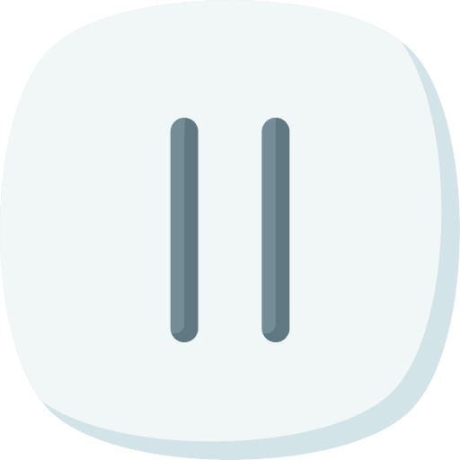 Pause multimedia option pause music player icon Pause multimedia option pause music player icon