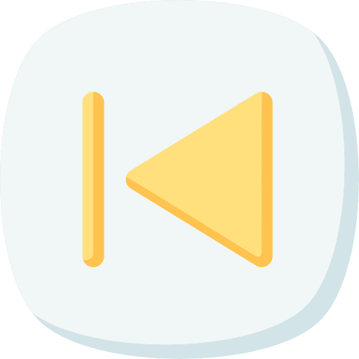 Previous video player previous back icon Previous video player previous back icon