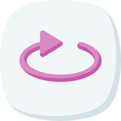 Repeat ui button multimedia option icon Repeat ui button multimedia option icon