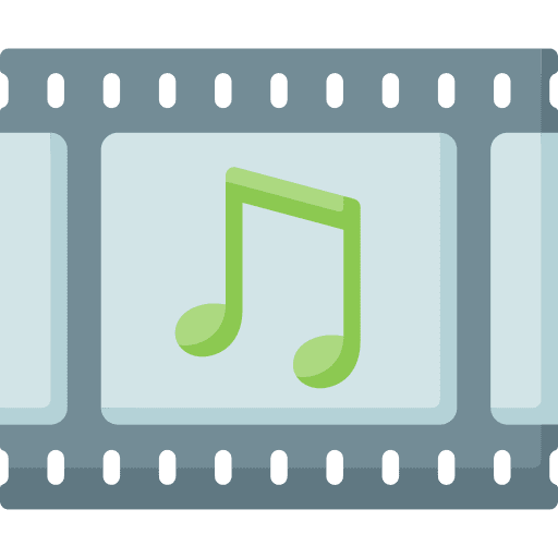 Soundtrack musical note music and multimedia cinema icon Soundtrack musical note music and multimedia cinema icon