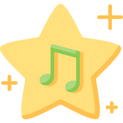 Starred music favourite starred icon