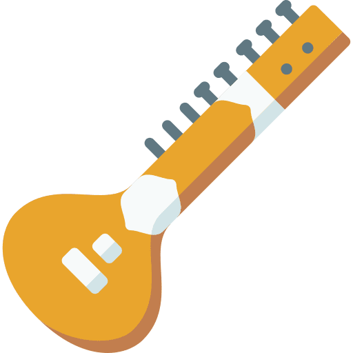 Sitar musical instrument sitar string instrument icon Sitar musical instrument sitar string instrument icon