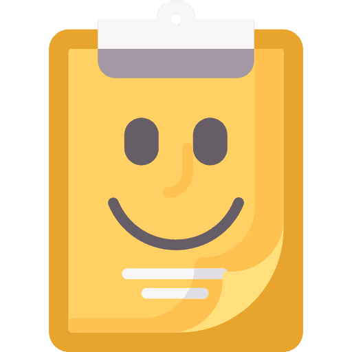 Review fame document report icon