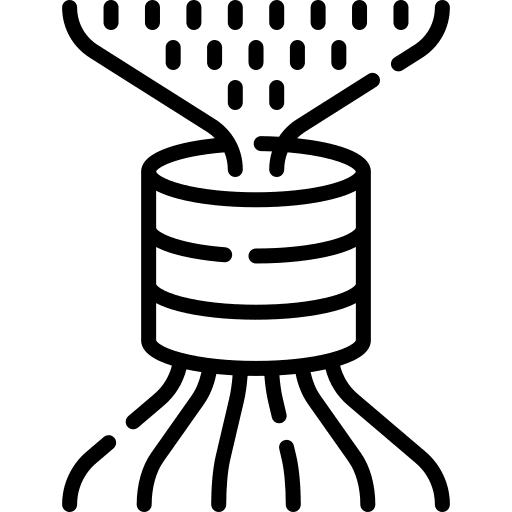 Data management database data icon Data management database data icon