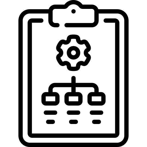 Settings settings form clipboard icon