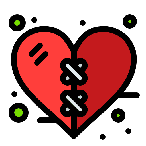 Bandage fix bandage heart icon Bandage fix bandage heart icon