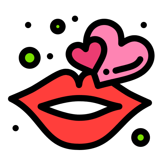 Lips lips love love and romance icon Lips lips love love and romance icon