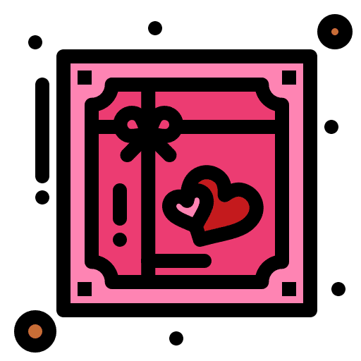 Postcard seal heart post stamp icon Postcard seal heart post stamp icon