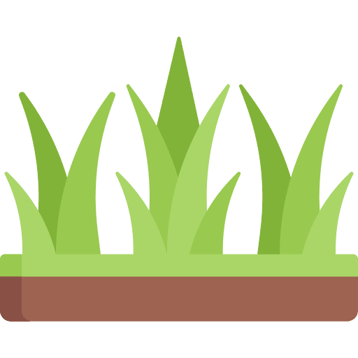 Grass nature garden botanical icon