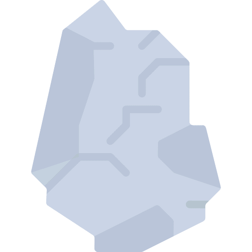 Rock natural nature stone icon