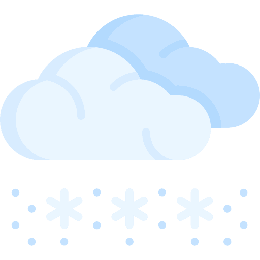 Snow snowfall cloud meteorology icon