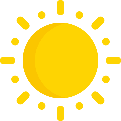 Sun sunny meteorology sun icon