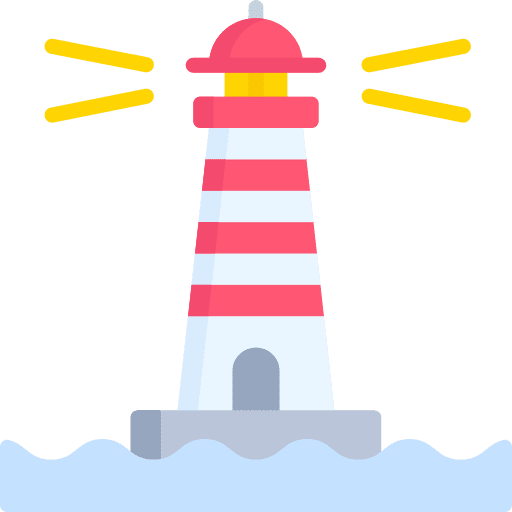 Lighthouse lighthouse ocean oriental icon
